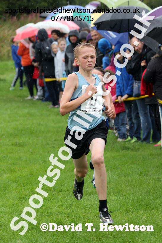 Boys under-13s, Sunderland Harriers Open Cross Counry, Farringdon Park, Sunderland. Photo: David T. Hewitson/Sports for All Pics